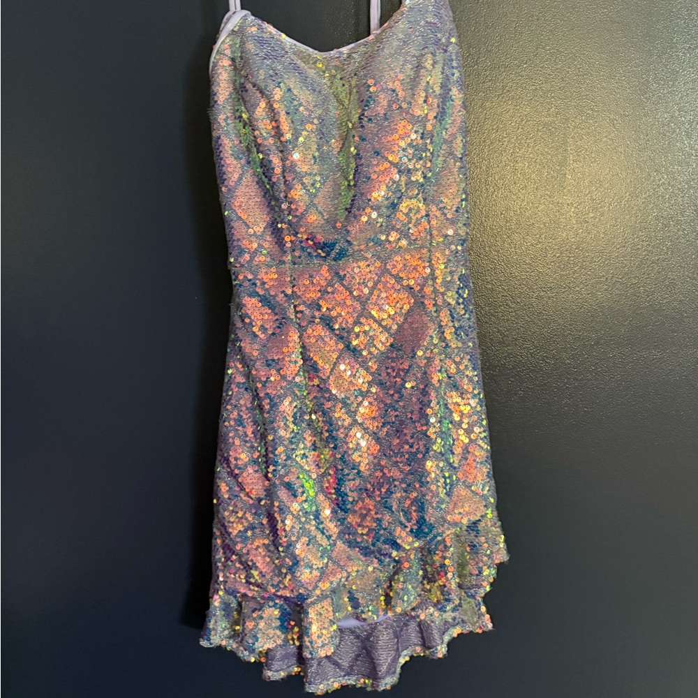 Blush Lavender Sequin Dress